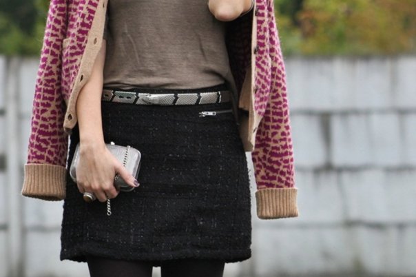 falda tweed
